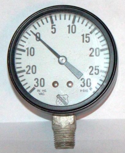 Duragauge ashcroft vacuum 0-30 in. hg. vac 0-30 psi gauge for sale