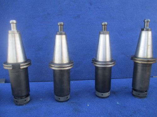 #T26 Lot of 4 Richmill #00 CAT 50 Collect Chuck CNC Flange Tool Holder