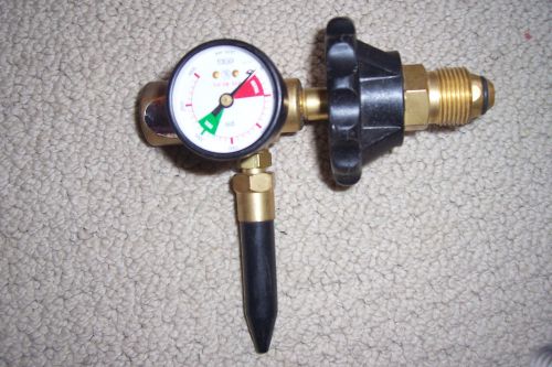 Helium balloon inflator regulator content 3000 gauge hand tight connection #692p for sale