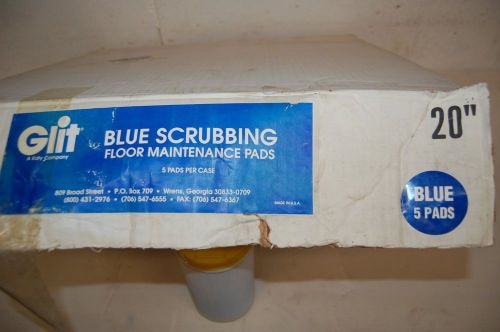 Floor Polishing Pads - Blue 20&#034;