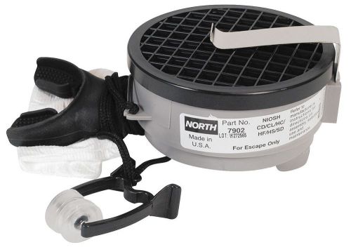 North honeywell 7902 emergency escape mouthpiece respirator chlorine acid gas for sale