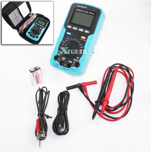 Car automotive multimeter volt amp ohm digital temp capacitance tester handheld for sale