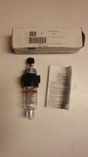 NIB Parker 1/4&#034; NPT Lubricator  Model # 04L10GB with Polycarbonate Bowl ~ 150PSI