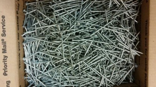 Lot Of 25 + Pounds Of 2 1/2 Inch Galvanized Construction Nails Tree Island