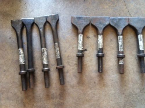 Chisel attachments for air hammer