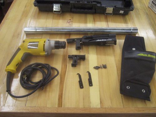 Dewalt quick drive pro kit with 2 heads &amp; screws for sale