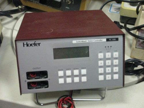 Hoefer Pharmacia PC500-115V PC 500 Electrophoresis Switchback Pulse Controller