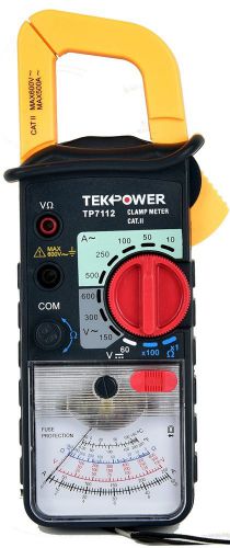 Tekpower TP7112 Analog AC DC Voltage Clamp on Meter with Reading Lock