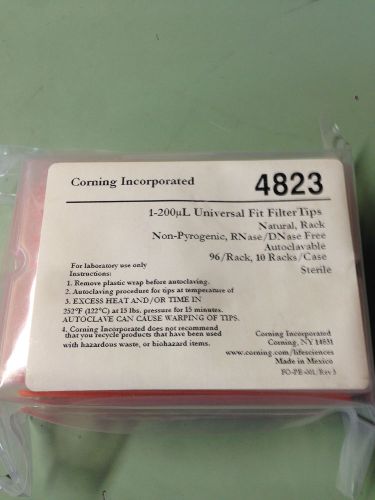 Corning isotip filtered pipet tips 1-200ul for sale