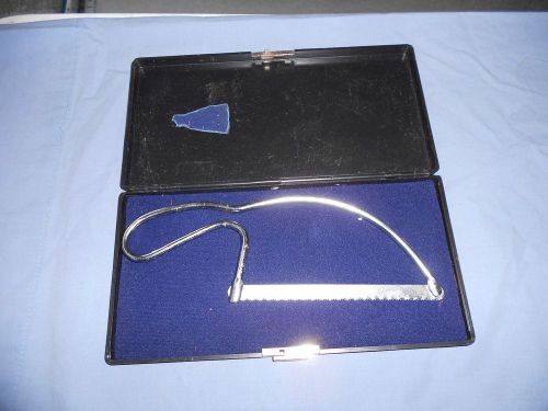 VINTAGE STAINLESS STEEL SURGICAL SAW 6&#034;. LOOKS TO BE UNUSED