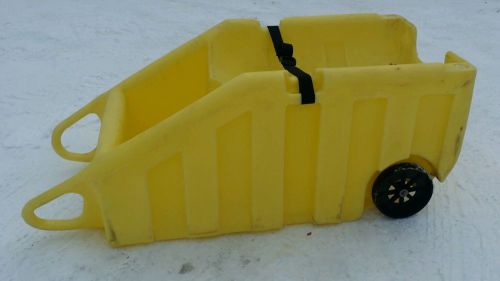 Enpac polly dolly caddy spill containment 5300 5300-ye cart oil station may ship for sale