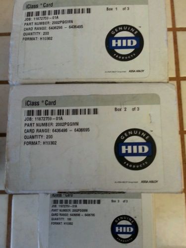 HID  H10302 access cards