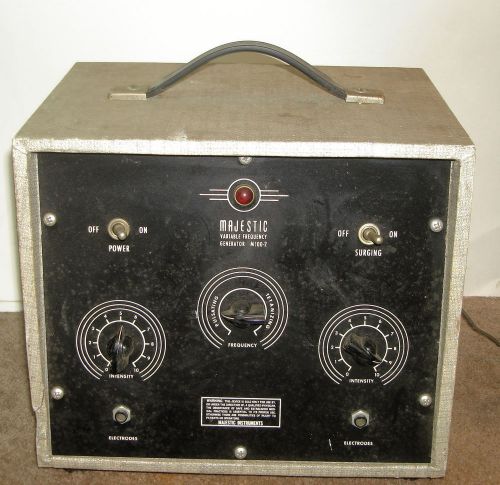 VINTAGE MAJESTIC VARIABLE FREQUENCY GENERATOR MODEL M100-2