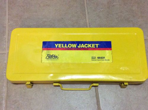Yellow jacket - ritchie ratchet tube bender- 60331  quick/smooth for sale