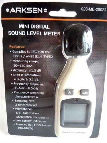 Mini Digital Sound  Level Meter        Noise Decibel 30~130dB Tester