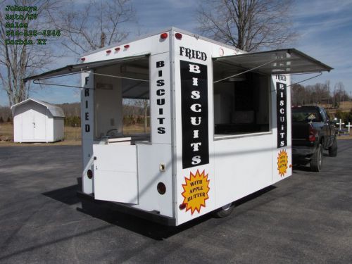 2001 aro 11 x 6 enclosed food trailer, vulcan deep fryer, 2 sinks, water heater for sale