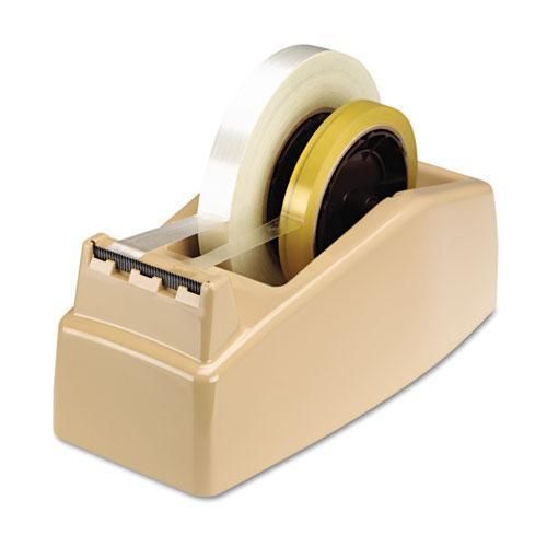 New 3m c22 two-roll desktop tape dispenser, 3&#034; core, high-impact plastic, beige for sale