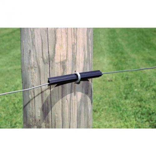 25/Bag Ribbed Tube Insulator, For Use With Electric Fence, 4 In, Polyethylene