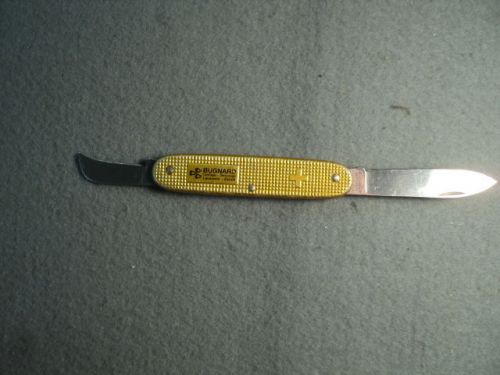 Vintage victorinox pioneer/pruner &#034;gold&#034; alox old cross swiss army knife for sale