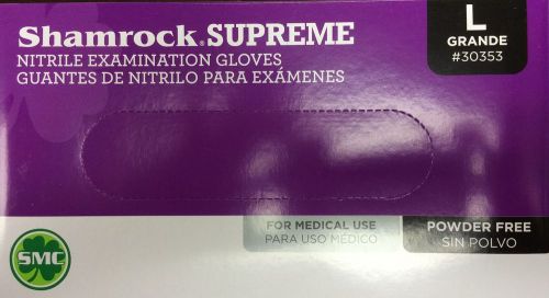 2x100 (200) Dental Medical nail Salon Nitrile latex free Exam Gloves L / M / S