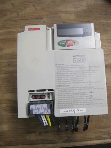 Mitsubishi E500 FR-E540-3.7K-NA 5HP Variable Frequency Drive EUC