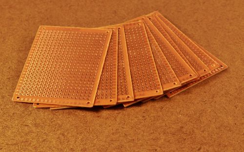 10x 7x5cm PCB Prototyping Perf Boards USA Seller