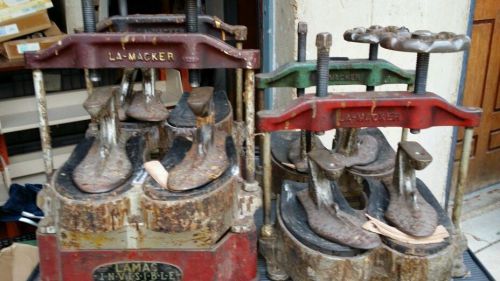 La macker/ shoe press for installing soles/shoe repair landis/sutton only 2 left