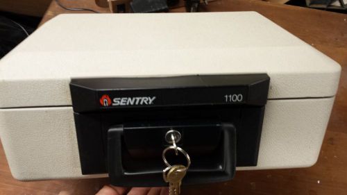 SENTRY SAFE 1100 FIRE CHEST ALL PURPOSE KEYLOCK FIRE PROOF STORAGE SAFE