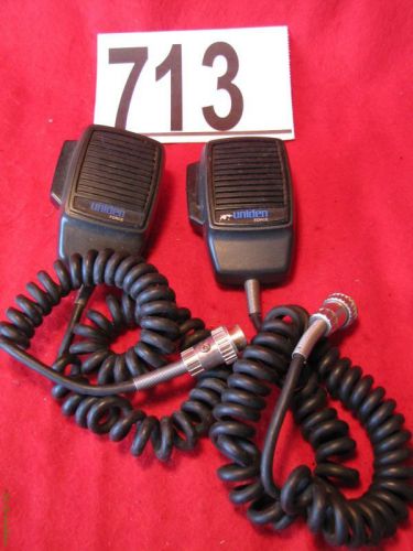Lot of 2 ~ uniden force amx100a ~ oem heavy duty 5-pin microphone mic ~ #713 for sale