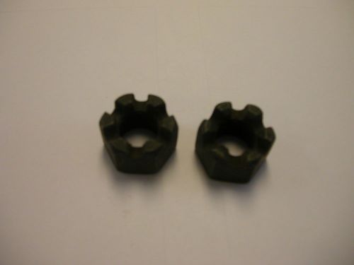 Slotted Hex Castle Nut 9/16-18 FineThread Package of 2
