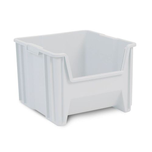 Akro-mils stak-n-store poly bins - 19-7/8x15-1/4x12-7/16&#034; - white for sale