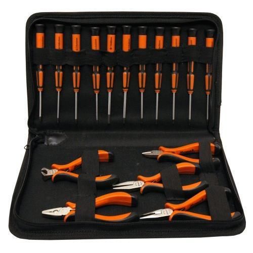 Homak ht06801700 17-piece precision pliers/screwdriver set new for sale