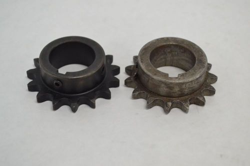 Lot 2 martin 40bs15 1-1/4 40teeth 1-1/4in taper roller chain sprocket b264771 for sale