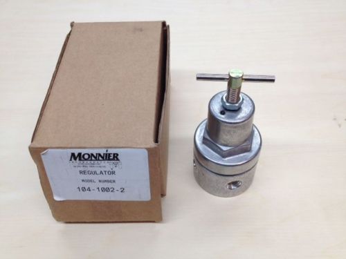 Monnier 104-1002-2 regulator, 5-60 psi, relieving, 1/4&#034; npt ports for sale
