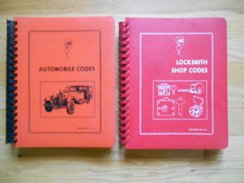 HPC Automobile Codes and HPC Locksmith Shop Code Key 1969 1970 book