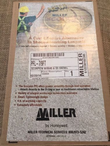 MILLER SCORPION PERSONAL FALL LIMITER PFL - BRAND NEW IN UNSEALED BOX