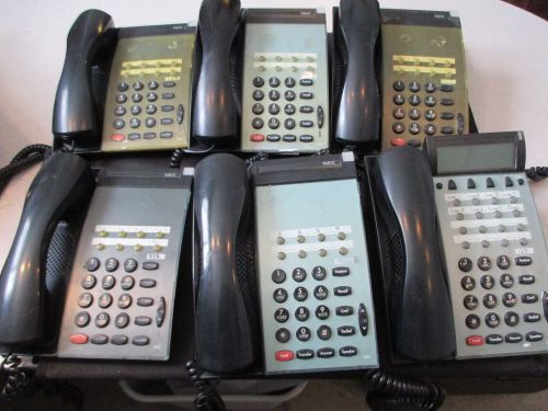NEC DTU-8-1 (BK) Phones Lot of six (G2)
