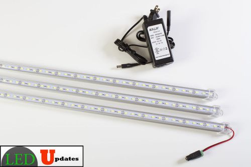 3x 20 inch linked u5630 led white lights for 5ft 6ft showcase with ul power u.s for sale