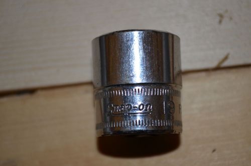 SNAP ON 19MM SHALLOW SOCKET 3/8 DRIVE   6- POINT