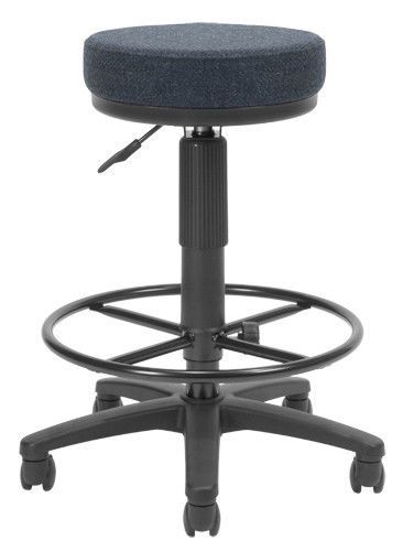 Ofm height adjustable drafting stool with casters dark gray included for sale