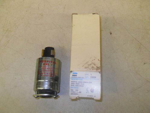 Crouse Hinds Arrow Hart Power Lock Dead Front Plug 2 Pole 3 Wire Male 23056