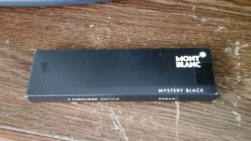 Mont Blanc Fineliner / Felt Tip Black Refill - Set of 2