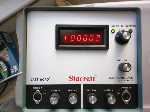 Starrett Electronic Gage 812-14 NOS