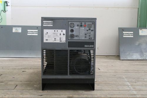 Atlas copco ga22 rotary screw air compressor 30hp 108cfm@ 125 psi only 1780 hrs! for sale