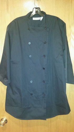 Chef Works Black Unisex Chef Jacket/ Shirt - Large
