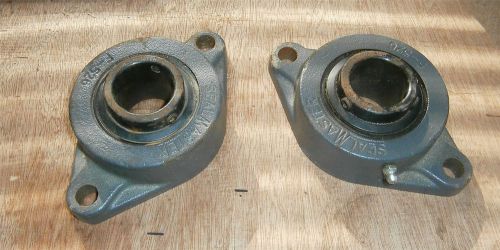 2 heavy duty flange 1 3/8 bearings (used in very good condition) for sale