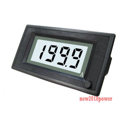On/off dc 0-200a white lcd digital  ammeter current panel amp meter+shunt for sale