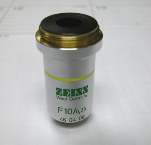 Zeiss microscope 460406 F 10X/0.25 160/- Ph1 Phase Contrast objective lens