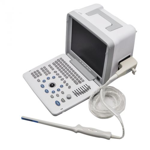 Full digital portable ultrasound scanner+transvaginal probe 6.5mhz+3d software for sale