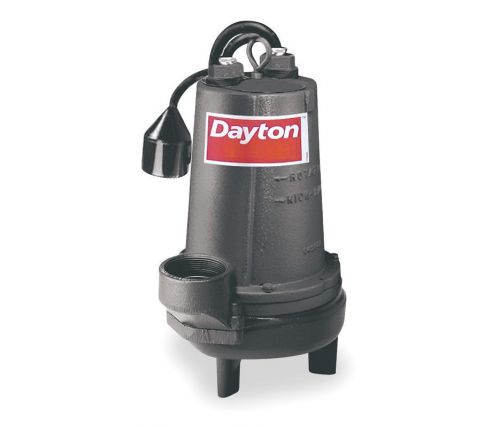 DAYTON 4LE23 Submersible Sewage Pump, 2 HP